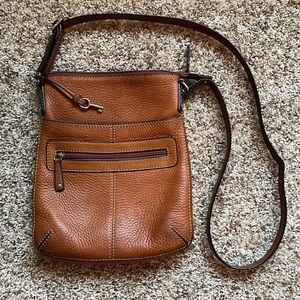 Fossil Leather Crossbody Bag
